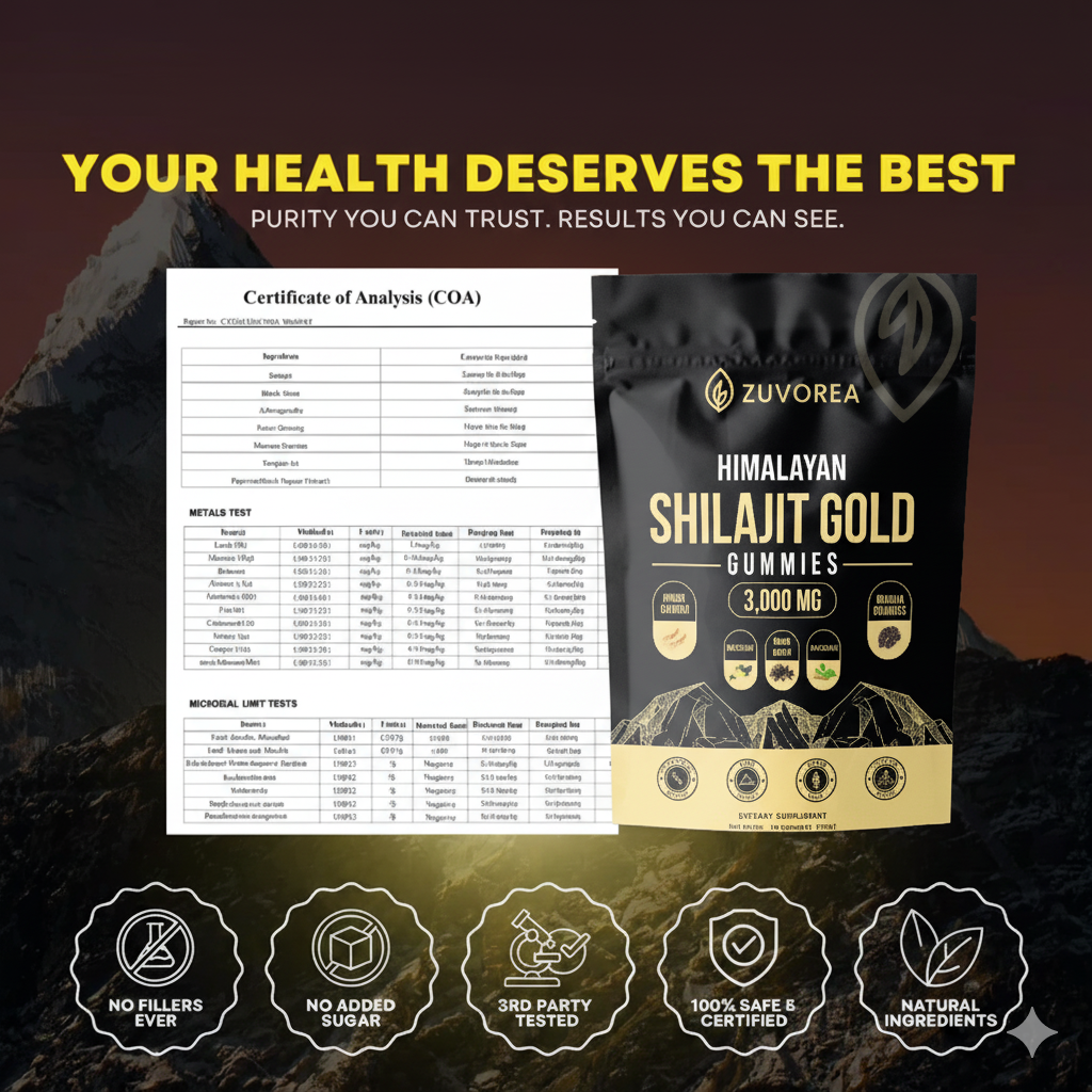 Zuvorea Shilajit Gummies