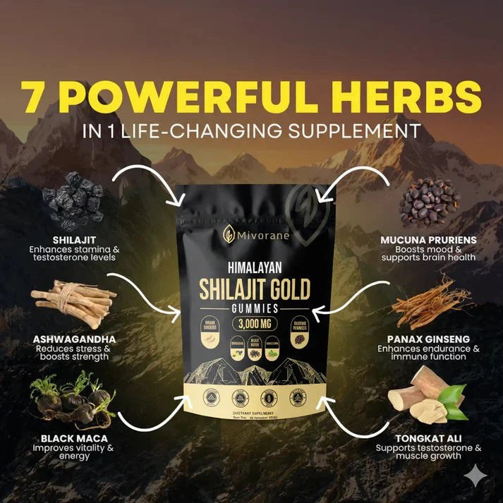 Shilajit - Get +3" Longer & Rock Hard