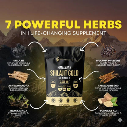 Shilajit - Get +3" Longer & Rock Hard