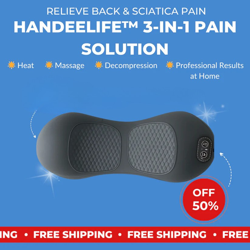 Handeelife™ Triple Fusion Pillow for Back Comfort and Support