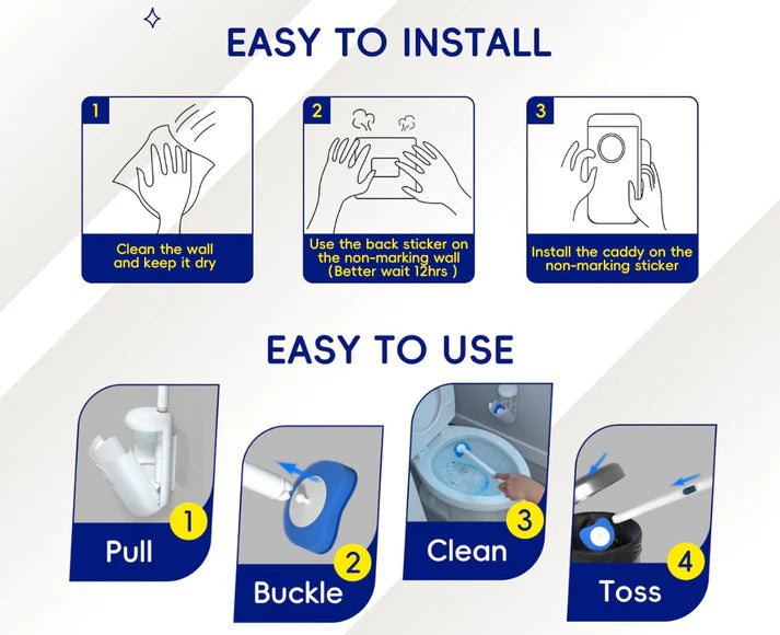 EasyClean Disposable Toilet Brush