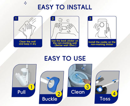 EasyClean Disposable Toilet Brush